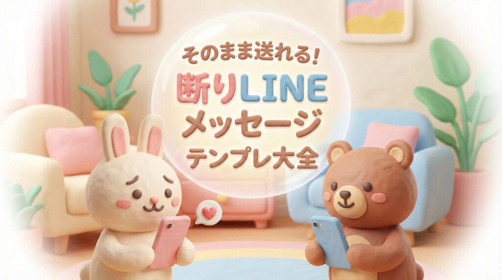 そのまま送れる！断りLINEメッセージテンプレ大全｜相手を傷つけず「NO」を伝える神対応マナー