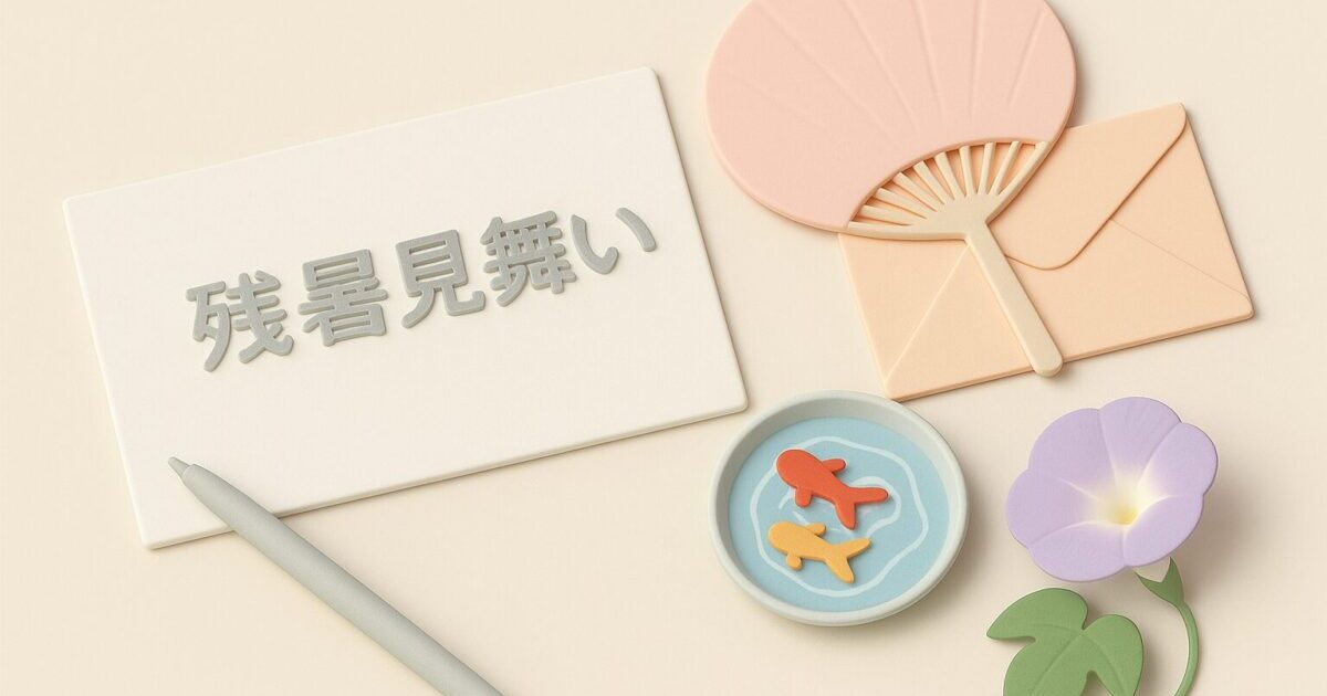 残暑見舞いの文例