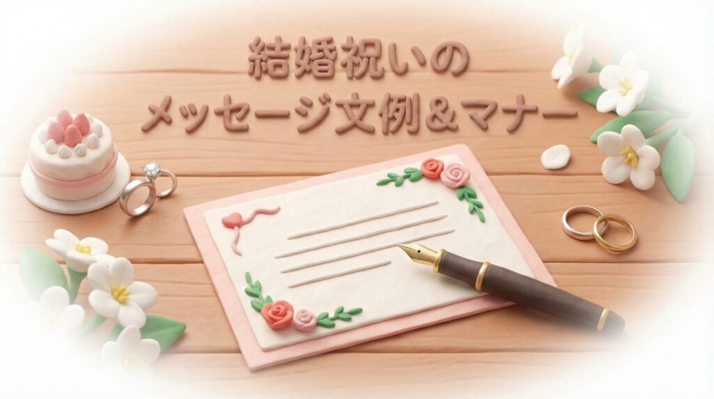 結婚祝いメッセージ、何書く？3秒で決まるコピペOK文例とマナー