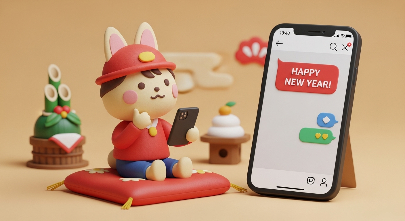 年賀状はLINEでOK？