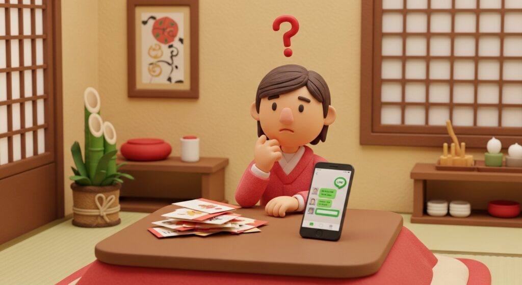 年賀状は送る？送らない？判断基準