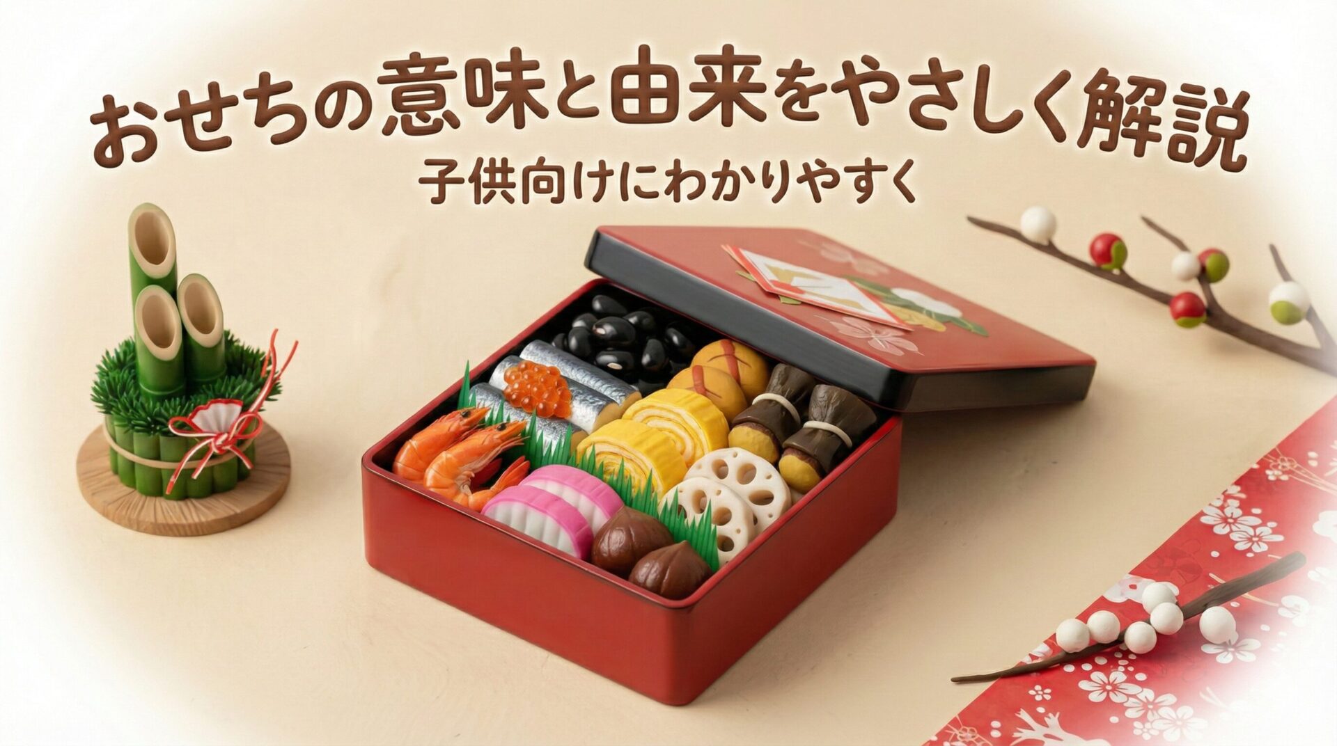 おせちの意味と由来をやさしく解説｜子供向けにわかりやすく