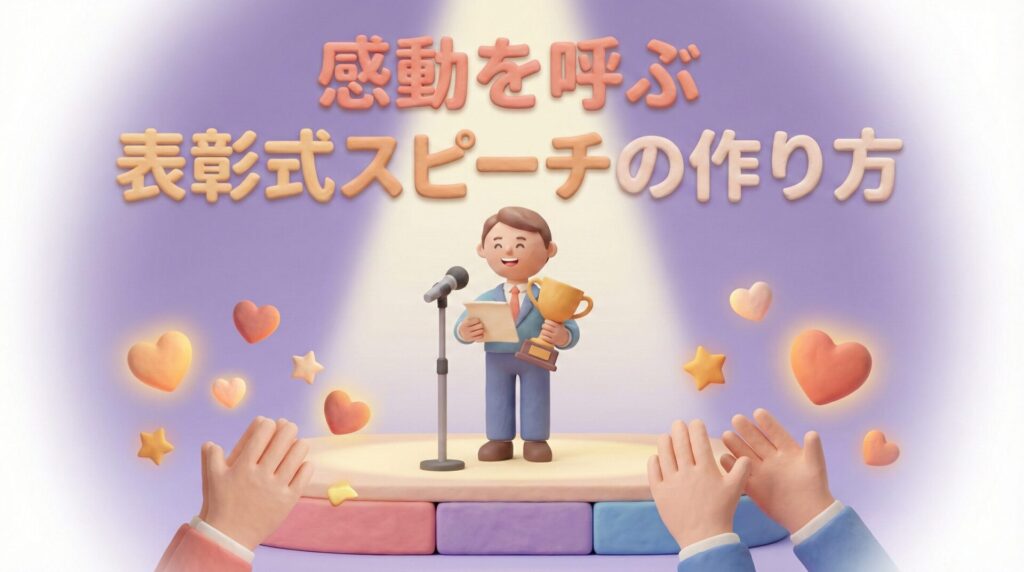 感動を呼ぶ表彰式スピーチの作り方｜例文15選と緊張しない話し方のコツ【受賞者・授与者完全対応】