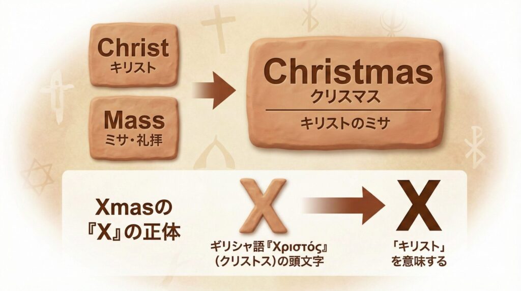 クリスマス(Christmas)という言葉の意味と語源
