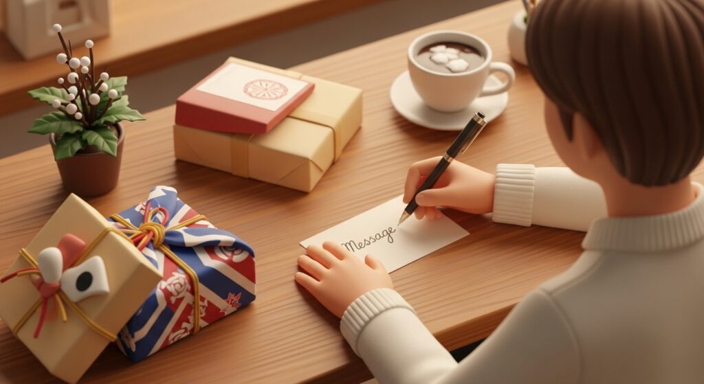 お歳暮のメッセージカード一言例