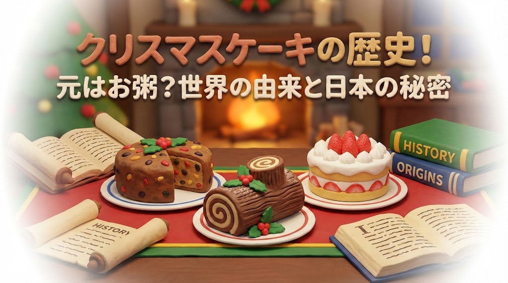クリスマスケーキの歴史と意味