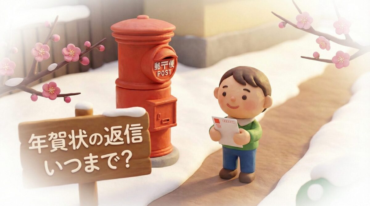 年賀状の返信はいつまで?遅れたときの文例