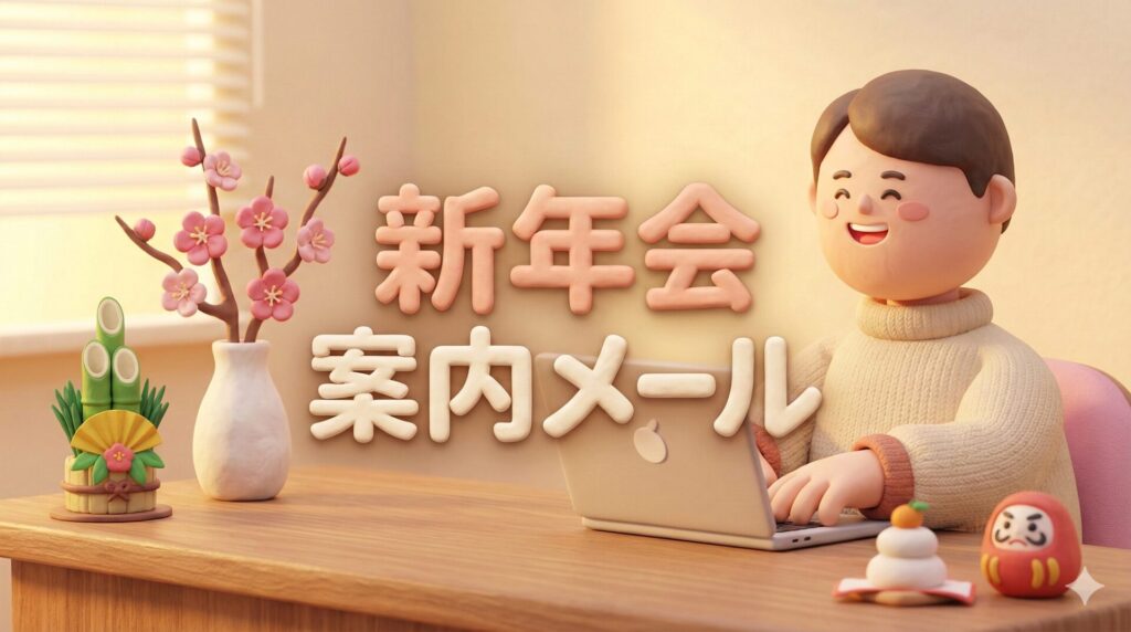 幹事さん必見！ コピペでOK【新年会の案内メール】社内・社外・友人別「好感度があがる」作成術と例文集