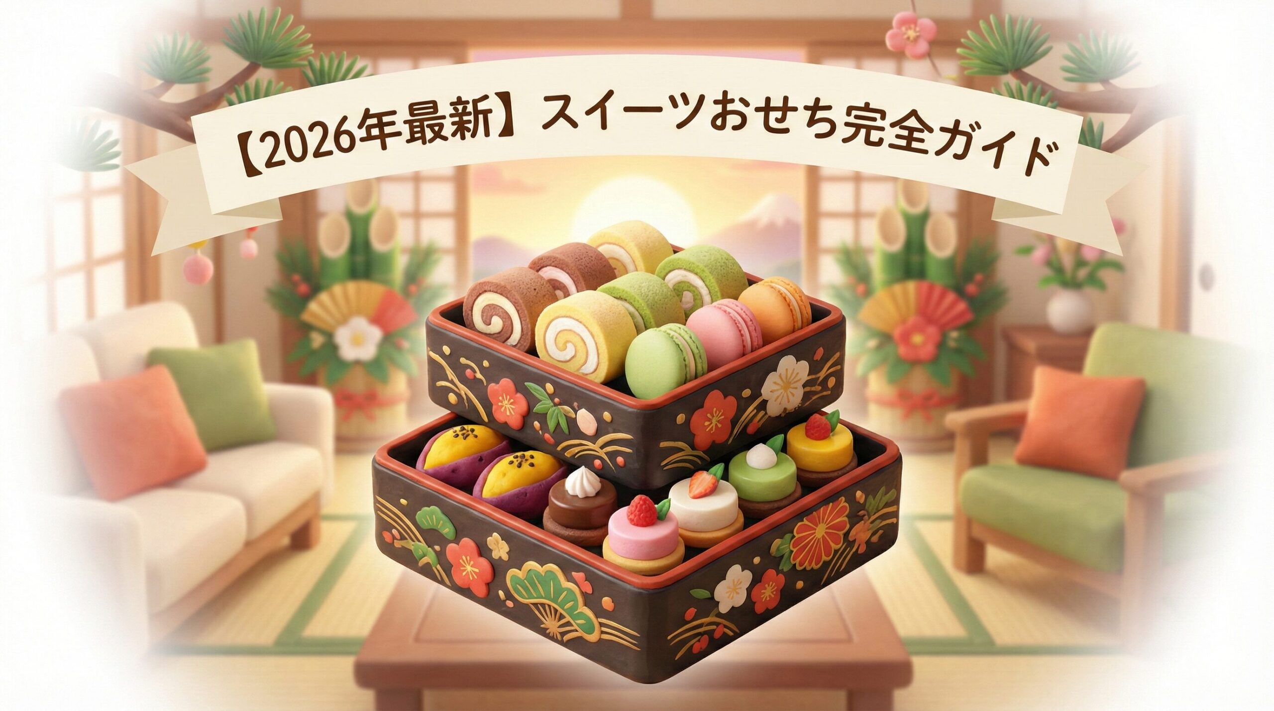 【2026】スイーツおせち人気5選!通販&手作りレシピ完全ガイド