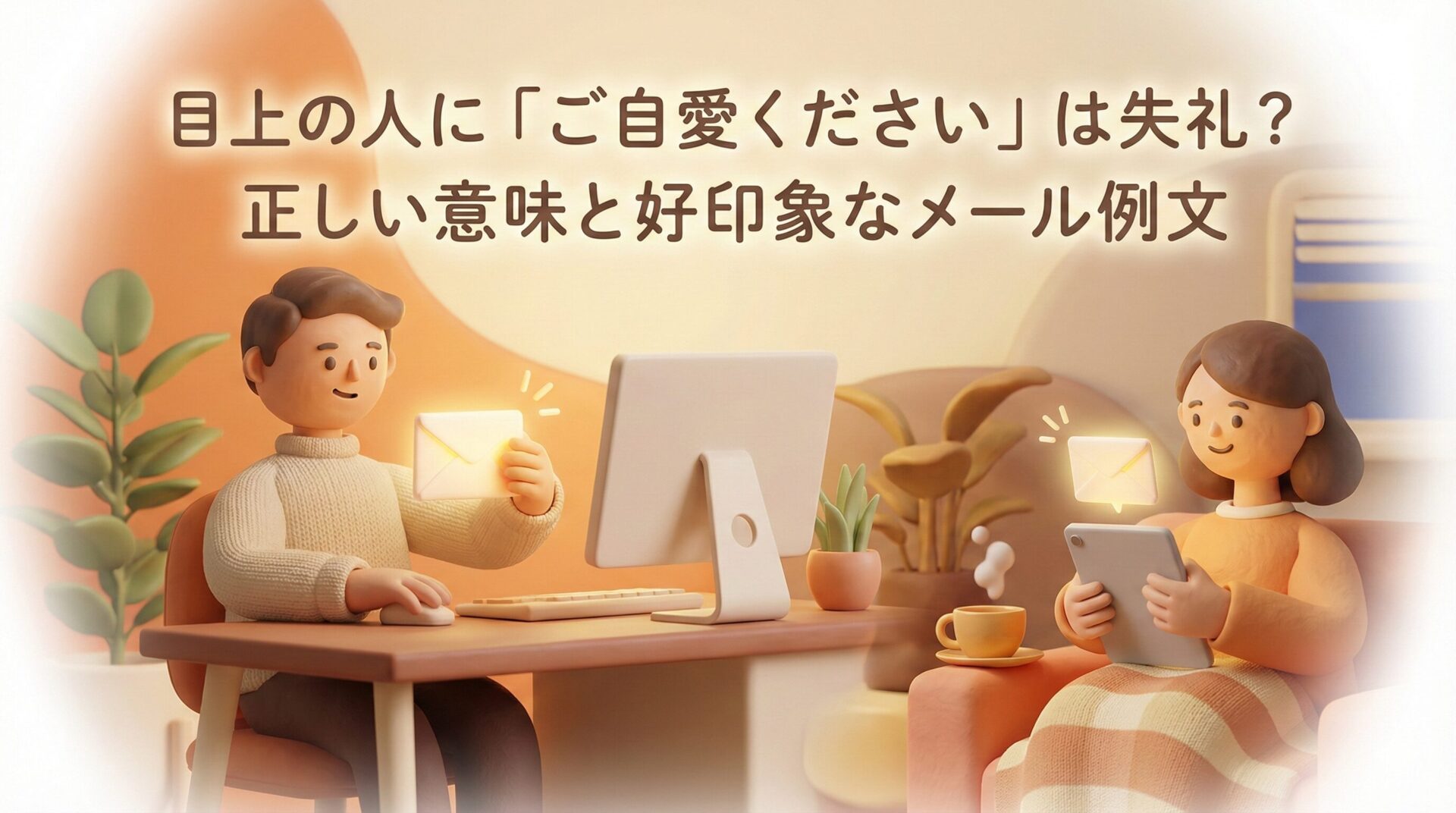 目上の人に「ご自愛ください」は失礼?正しい意味と好印象なメール例文
