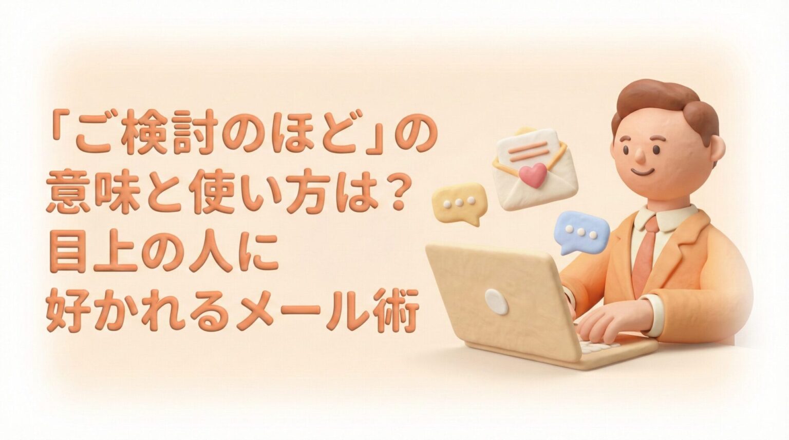 「ご検討のほど」は上司にOK?失礼にならない依頼メールの書き方 | コトバノモリ