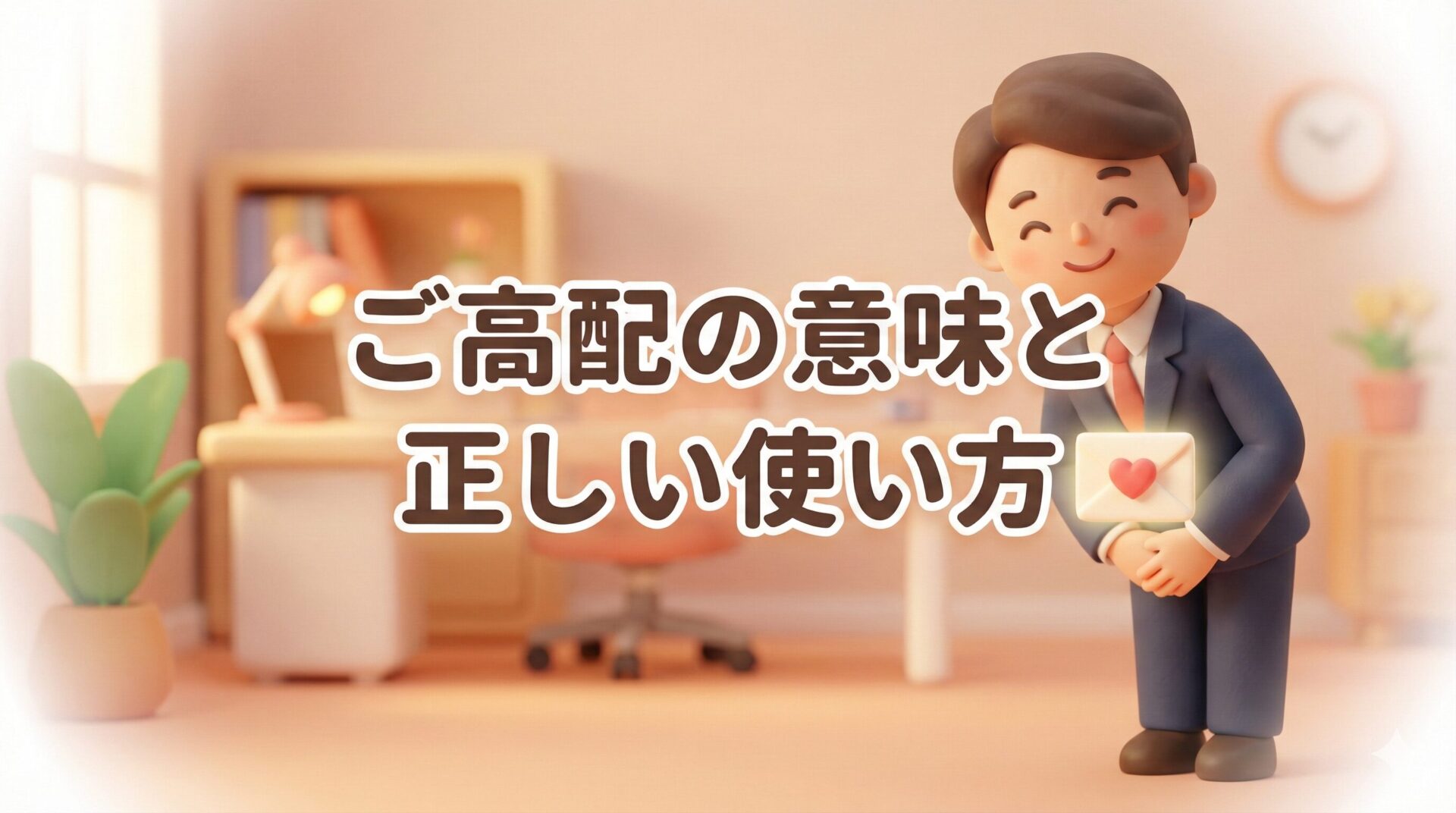 「ご高配」を上司に使うとNG?恥をかかない意味と使い方・例文