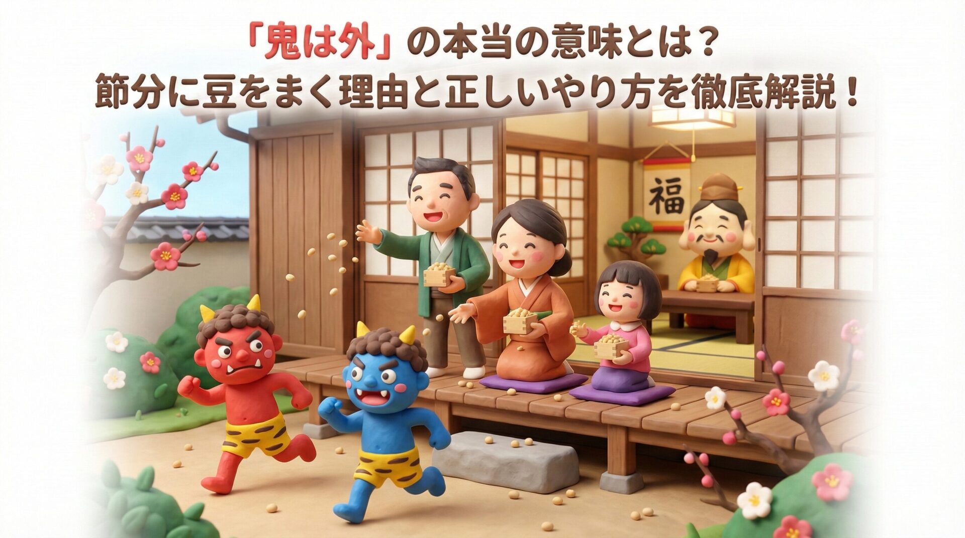「鬼は外」の本当の意味とは? 節分に豆をまく理由と正しいやり方を徹底解説!