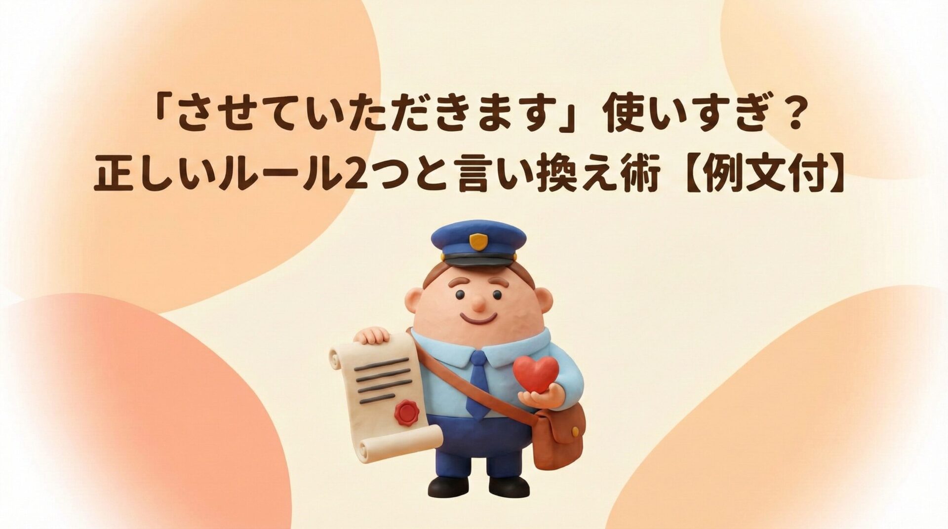 その「させていただく」変かも?大人の言い換えと正しい使い方ガイド
