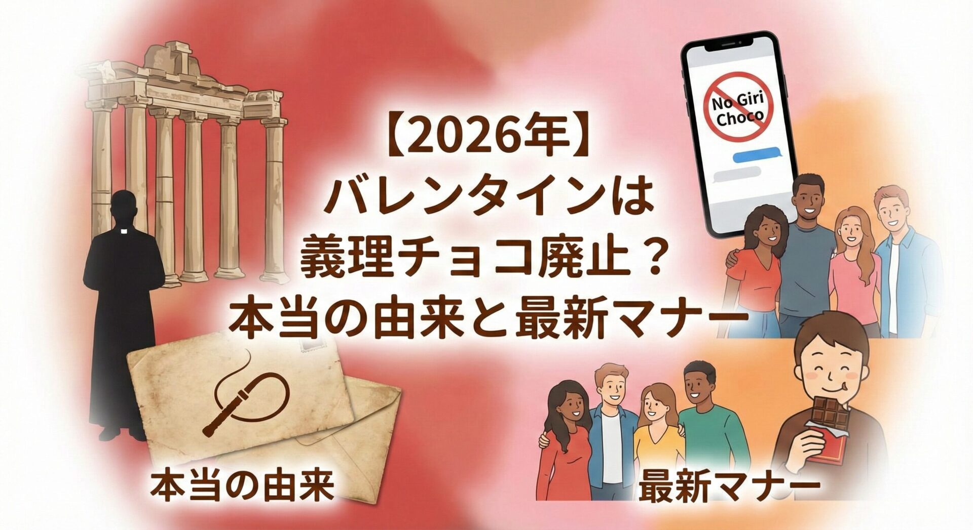 「バレンタインデー」って本当は何の日?意外と知らない怖い歴史から最新マナーまで徹底解説