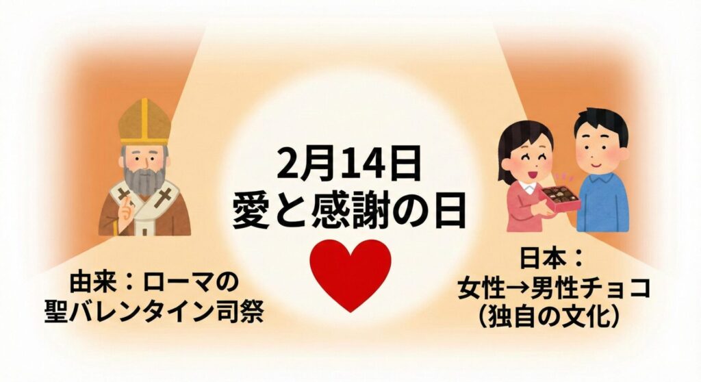 バレンタインデーとは？（まずは基本を30秒で）