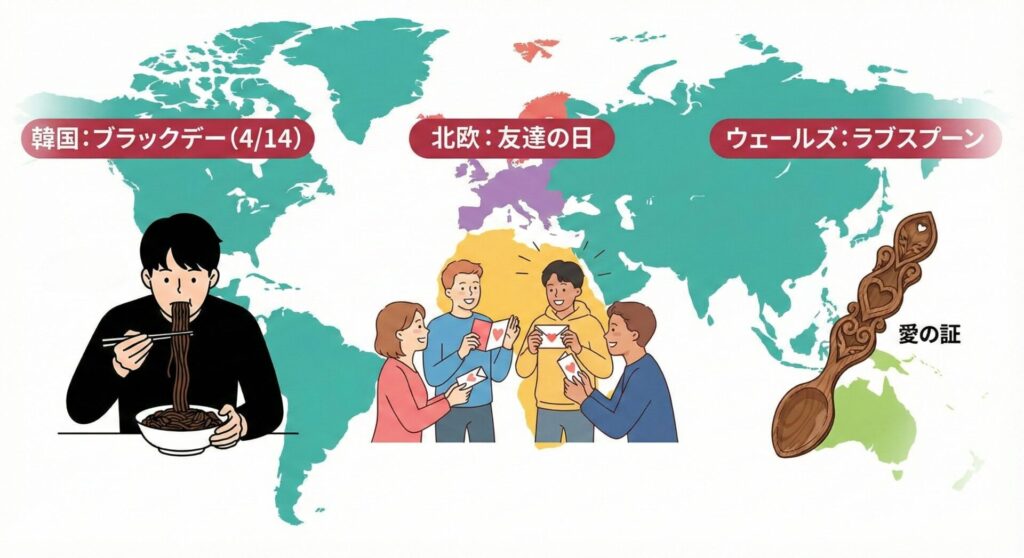 日本だけじゃない！世界のユニークな「2月14日」