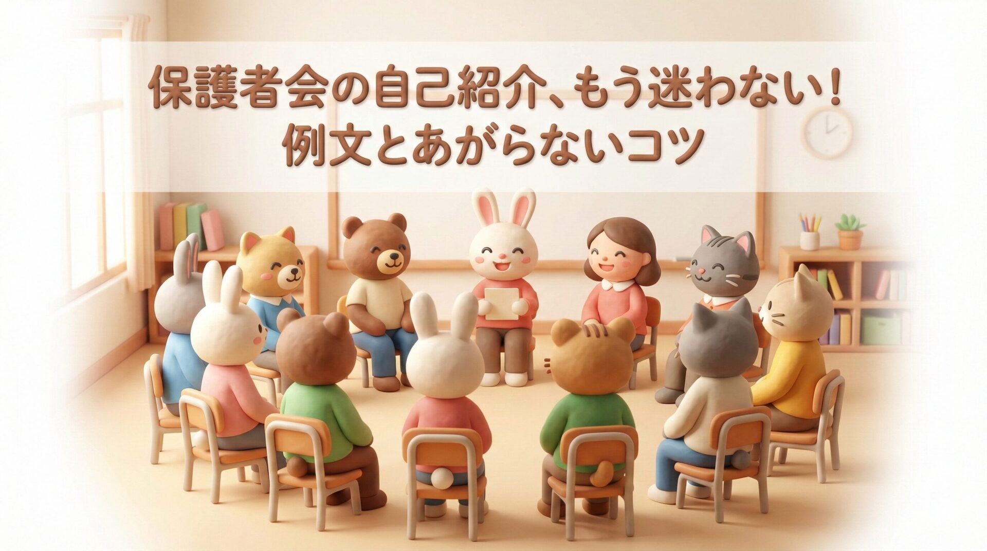 保護者会の自己紹介、もう迷わない!印象アップの例文と「あがらない」コツ【園・小・中・高完全対応】