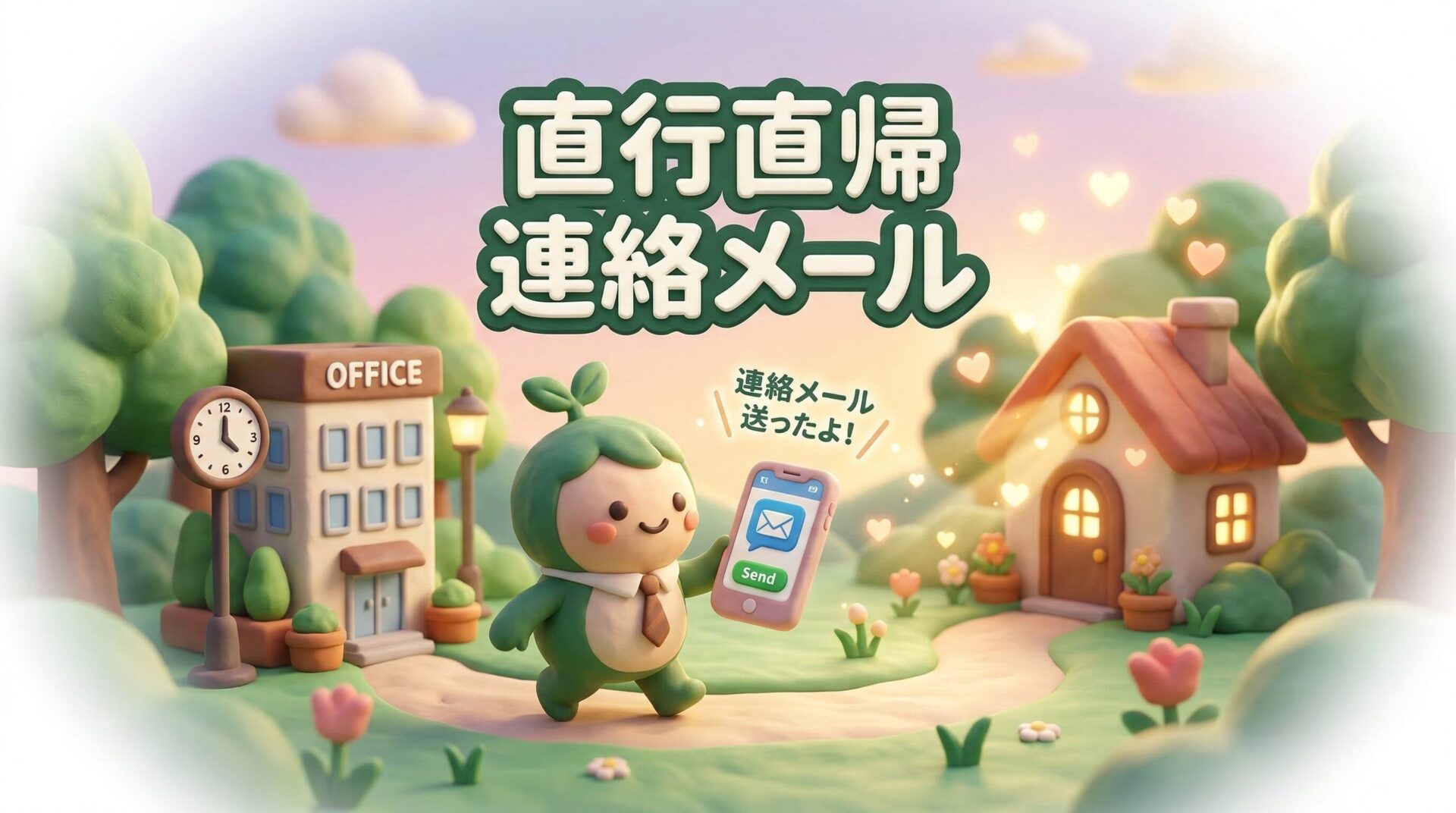 直行直帰の連絡メールはどう書く?そのまま使える例文とマナー