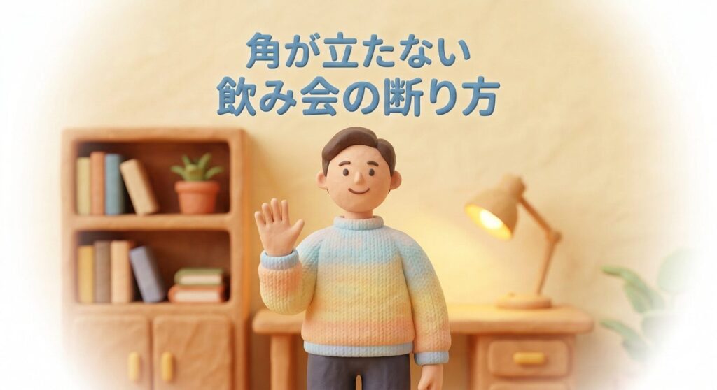 【角が立たない】飲み会の断り方！状況別の例文と翌日の神対応