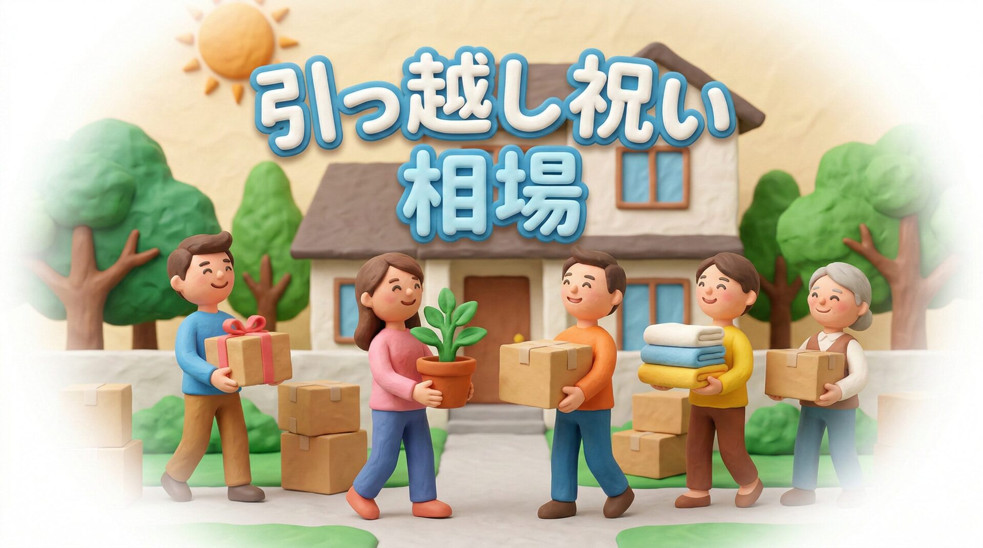 引っ越し祝いの相場は?相手別の金額目安とNGマナーを完全解説