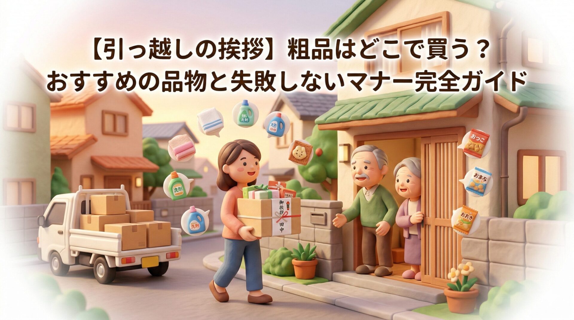 引っ越しの挨拶品はどこで買う?おすすめ粗品とマナー完全ガイド