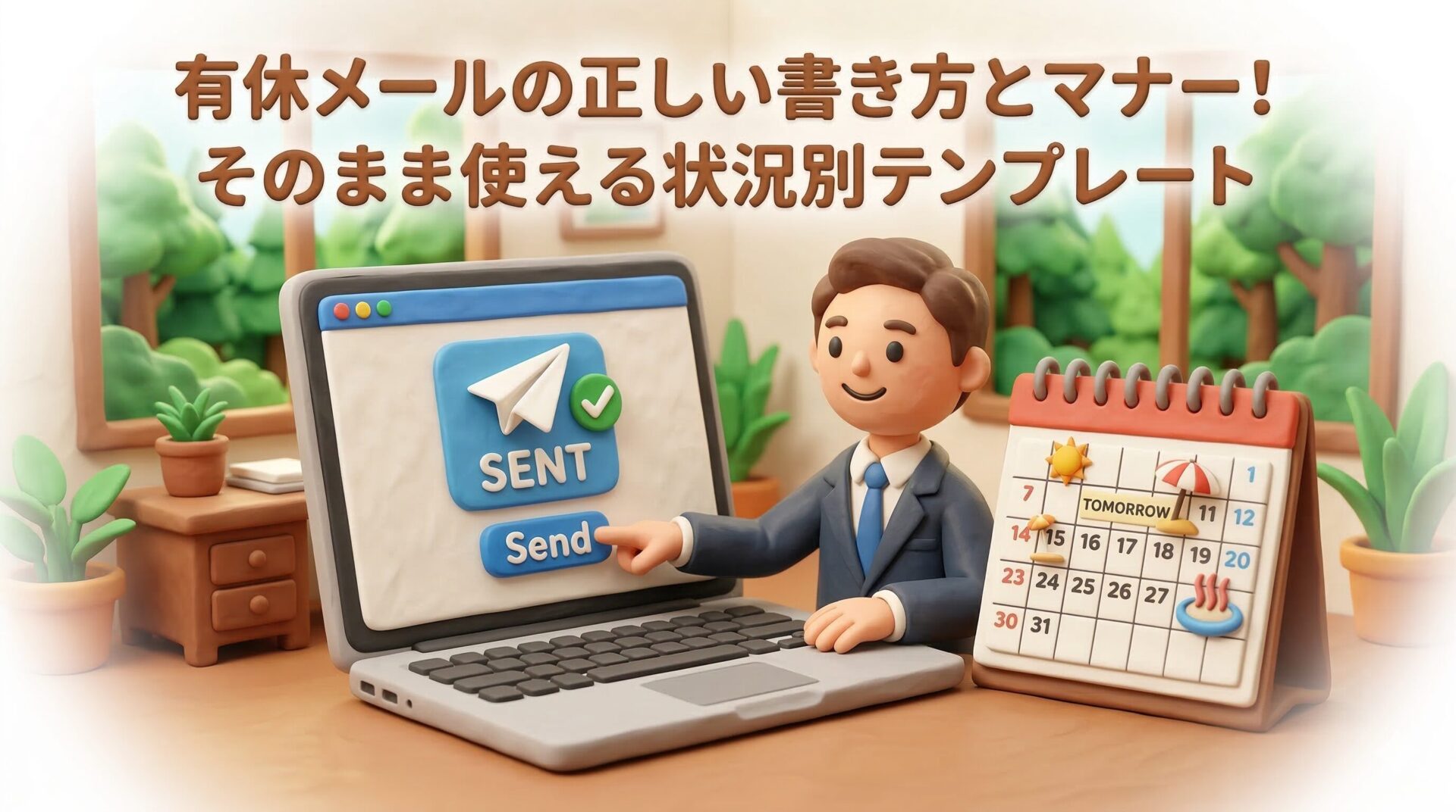 有休メールの書き方とマナー!そのまま使える状況別テンプレート